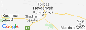 Torbat E Heydariyeh map